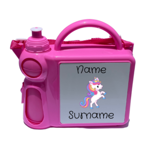 Lunch Box and Juice Bottle